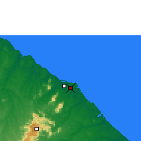 Nächste Vorhersageorte - Fortaleza - Karte