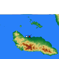 Nächste Vorhersageorte - Honiara - Karte