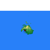 Nächste Vorhersageorte - Port Vila - Karte