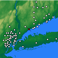 Nearby Forecast Locations - Greenwich - Map