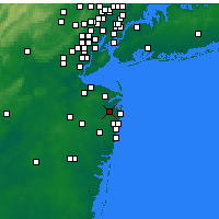Nearby Forecast Locations - Eatontown - Map