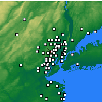 Nearby Forecast Locations - Montclair - Map