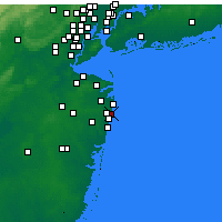 Nearby Forecast Locations - Red Bank - Map
