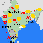 Forecast Mon Nov 28 India