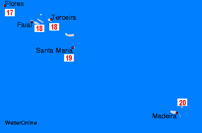 Azoren/Madeira: Mo May 20